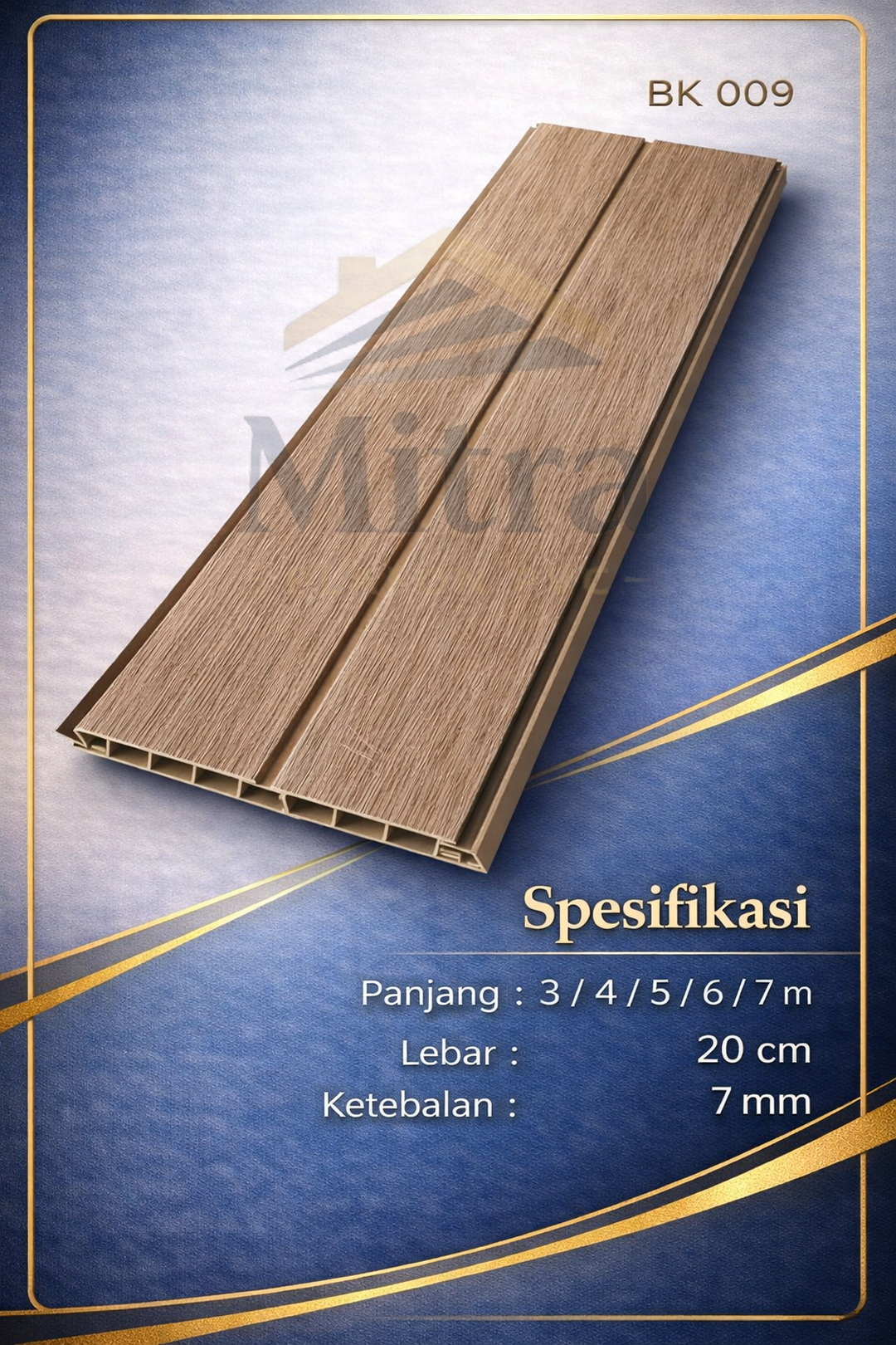 Batik Plafon PVC BK 009 - PLAFON PVC